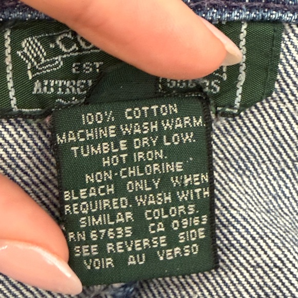 Ralph Lauren Country vintage denim Jean wrap midi straight pencil skirt - Picture 10 of 11